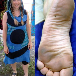 Media 'June-Cute Dress Dirty Sole Drum Fest.jpg' in category 'white toes'